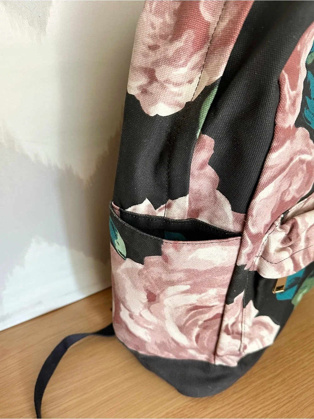 Pottery Barn Teen Emily Meritt Bed of Roses Backpack Bag
